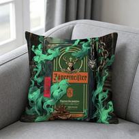 Jagermeister LLogoo Pagalvės užvalkalas Paprastas vienspalvis dizainas Staigmena Įvairiems miegamojo stiliams 30cmx30cm(12x12Inch) black