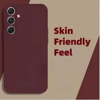 Madingas vientisos spalvos smūgiams atsparus apsauginis skysto silikono telefono dėklas, skirtas Samsung Galaxy A17/A56/A55/A52S/A54/A33/A34/A32/A16A Galaxy A34 5G