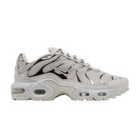 Nike Air Max Plus Light Iron Ore Gym Red Smoke Grey Metallic Silver (G 36 white