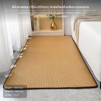 Tatami Cool Mat, Summer Vine Carpet, Foldable NonSlip Floor Mattress Biscuit Rattan 100x200cm Light Brown Rattan 180x200cm beige