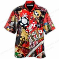 Men's Beach Shirts Dart 3d Printed Men Women Fashion Hawaiian Shirt Casual Blouses Vocation Lapel Boy Blouse XL black