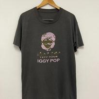 Vintage s Iggy Pop  Tour Punk TShirt  Punk Rock  Rare  Tour  Streetw L gray