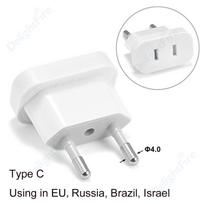 Xiaomi EU Adapter Travel Plug Adapter American CN US To EU Plug Euro Power Plug Electrical Adapter AC Electric Socket Outlet White-2