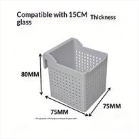 Fish Tank Water Change Dispenser, Hang-On Buffer Filter Box, Aquarium Water Flow Diffuser, Protect Aquascape From Water Impact I gray