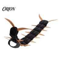 Holiday Pet Cosplay Accessories Centipede-Look Cat Costume, Halloween Outfit, Stuffed Plush Segmented Body with Adjustable Small Straps, Funny Apparel B