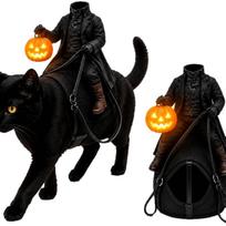 Naujas Bekaklis Raitelis Katės Kostiumas Helovino Bekaklis Riteris Katės Kostiumas Cat Costume Without Lights