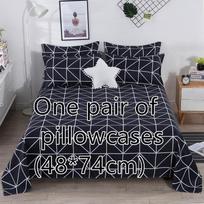 Įvairių dydžių patalynė visiems sezonams, viengulės ir dvigulės lovos One pair of pillowcases gray