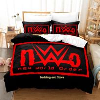 Naujas The Best Of Wwe Best Of Nwo patalynės komplektas Animacinis Anime trijų dalių komplektas Suaugusiųjų Vaikų Miegamojo antklodžių užvalkalų komplektai Arena Konkursas US Twin(172*218cm)3pcs