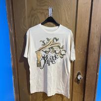 Vintage Arcade Fire White Color Heavy Cotton Size S-4XL Shirt KK301 XXXXL white