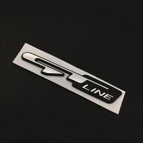 3D Chrome Car Letters GT Line Sticker Emblem Logo For Kia Ceed Picanto K5 Stonic Optima Sportage GT Line Badge Decal Accessories pgncs50 white