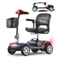 Sweetrich S1 Elektrinis paspirtukas 300W 24V 12Ah 6km/h Sulankstomas 360° Sėdynė Senjorų judumo E-paspirtukas S1 SPORT raudona