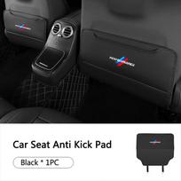 Automobilio sėdynės atlošo apsauga nuo spyrių Odinė Apsauginė BMW performance 01 BMW M Power Performance M3 M5 X1 X3 X5 X6 x7 Aksesuarai black