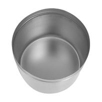 Stainless Steel Ointment Jar Dressing Cotton Box Iodophor Gauze Container12cm / 4.7in gray
