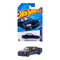 Hot Wheels Basic Car '89 Mercedes-Benz 560 SEC AMG - Navy - 1/64 blue