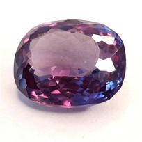 Natūralus Aleksandritas Keičiantis Spalvą Cushion Cut 23-25 Karatų Gražus Laisvas Brangakmenis
