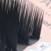 ANNAFRIS L Blakstienos,L+/LC/LD/LU(M) Curl Individual Blakstienos Natural Silk Mink Matte Extension Dirbtinės Blakstienos Faux Cils Maquillage 0.07mm   L+    8-15mm MIX juoda