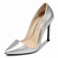 Saldainių spalvos Moteriški bateliai su aukštu kulnu Lakuota oda Didelis dydis 35-47 Stiletto kulniukai 11 cm Kulniukai Moteriški vestuviniai bateliai 42 sidabras