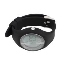 Skaitmeninis laikrodis vaikams, atsparus vandeniui, su žadintuvu, chronometru, EL apšvietimu, žingsniamačiu, kalendoriumi, minkšta apyranke, sportinis chronografas vaikams black