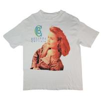 Belinda Carlisle 80s Retro Pop Music T Shirt White Reprint Unisex T-Shirt L white