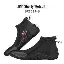 5mm Stab-Resistant Vulcanized High-Top Snorkeling Surf Boots for Whitewater Rafting and Diving S (EU: 35-36/US: 6) black
