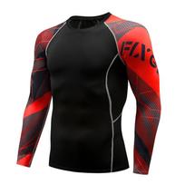 Men's Outdoor Quick-Dry Compression Athletic T-Shirt Triple Extra Large black