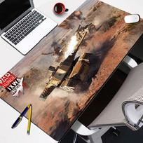 Popular video game War Thunder Mousepad Large Size Desk Protector Mat Durable Rubber Mouse Pad Desktop Mat 400x800x2mm brown
