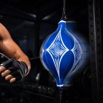 PU Material Boxing Speed Ball Rhombus Texture Speed Punching Ball  Muay Thai Training blue