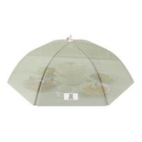 Pop-Up Storage Mesh Dish Cover Washable Vegetable Umbrella Visible Foldable Food Cover  Barbecue Green 70cm