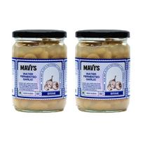MAVI's Water Fermented Garlic | Organic Garlic Pods | 100% Natural & Vegan | No Preservatives or Artificial Flavour | 500g (Pack of 1) beige