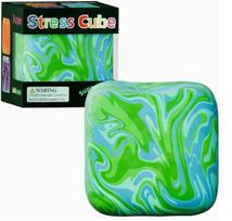 Schylling Needoh Nice Cube Glow Sensory Toy With A Super Solid Squish - Glows In The Dark And Always Returns To Its Square Shape 1pcs
