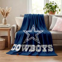 Dallas Cowboys blanket Flannel Blanket Soft Cozy Plush Throw for Sofa Bed Lightweight Home Decoration Gifts for Christmas various holidays 80cmx120cm black