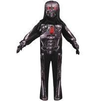 Vaikų Punk Sci-Fi Roboto Skeleto Kostiumas Helovino Apranga Cosplay Kombinezonas Berniukams Mergaitėms Amžiaus 3-8 L 10-11Y juoda