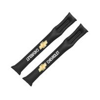 2Pcs Car Seat Gap Plug Filler Cushion Side Seam Sealing Strip For Chevrolet Spark Captiva Cruze Malibu Equinox  w41 Trax Camaro black