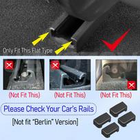 4pcs Seat Rail Cover Protector For Tesla Model 3 Y Juniper YL Accessories 2026 - 2021 Rear Seat Slide Rail Plug Protection Mats Check Your Rails