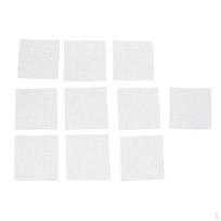10 vnt. nerūdijančio plieno dekoratyvinis vandens tinklelis, skirtas akvariumo akvariumo dekoracijoms, dydis 3,15x3,15 colio white