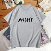 K Pop marškinėliai Gatvės drabužiai Moteriški armijos J-Hope marškinėliai Leidimas šokti Korėjos drabužiai Bangtan Kpop Mercch Top Streetwear marškinėliai M gray
