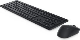 Dell Pro Keyboard and Mouse - KM5221W - Spanish (QWERTY) - Black