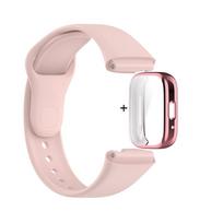 Apyrankė Redmi Watch 3 Active išmaniajam laikrodžiui, minkšta silikoninė apyrankė, apyrankė Redmi Watch3 Lite, apyrankė su dėklu Redmi watch 3 Active white