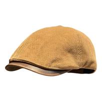Fashion Retro Corduroy Beret Hat Adjustable Baker Peaked Newsboy Hat Cotton Painter Hat Travel chaki
