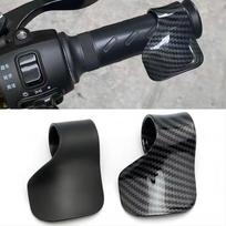 Electric Throttle Clip: Effort-Saving Cruise Control Assist for Motorcycles (Universal Fit) Black gray