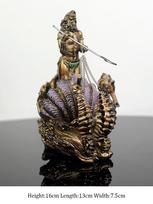 Senovės Graikų Mitologija Statulėlė Jūros Imperatorius Poseidonas Figūrėlė Europos Vintažinė Dervos Figūrėlė Skulptūros Amatai Namų Dekoracija dovana gray