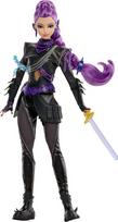 Mattel KPop Demon Hunters HUNTR/X Rumi Deluxe Fashion Doll in Removable Battle Look with Sword Accessory