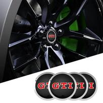 2025 m. nauji 4 vnt. automobilio ratlankių lipdukai, 56 mm, automobilio centro stebulės dangtelio lipdukas, skirti „Volkswagen GTI R-Line R Polo T5 Golf Passat Scirocco Bee“ black