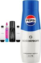 Sodastream Saturator Sodastream Terra + 2 butelki + gaz Czarny + syrop Pepsi