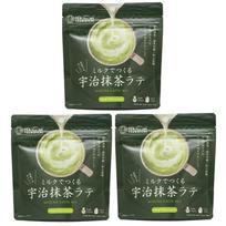 Tsuboichi Seicha Honpo Milk Uji Matcha Latte 80g x 3 bags set Sakai No additives used black