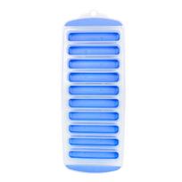 Silicone Ice Block Mold with Lid Ice Cube Tray Ice Stick Tray Long Strip Ice Cube Mold  Summer royal blue-mold
