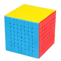 Moyu Mf8 8X8X8 Migic Cube Stickerless 8X8 Speed Cube Moyu Cubing Classroom Moyu 8X8 Stickerelss Black Speed Cube yellow