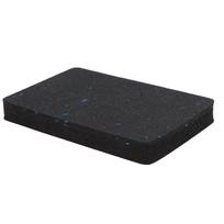 4pcs Treadmill Pads Shock Absorbing Noise Reduction Thickened Rubber Pads for Fitness Equipment Washing Machine black