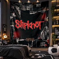 Sieninis gobelenas Slipknot spaudinio audinys svetainei, miegamajam, namų dekoravimui 100cmx150cm black
