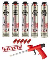 Pur Spray Foam Polynor Eko Pro 850Gr Thermal Insulation Garage Insulation